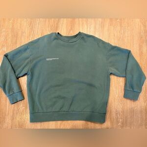 Pangaia Women's Dark Green Crewneck Sweatshirt